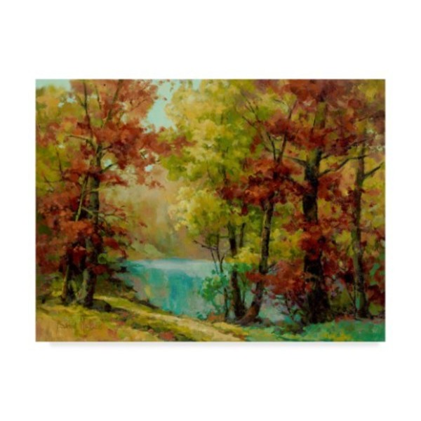 Trademark Fine Art Barbara Mock ' Serene Retreat' Canvas Art, 18x24 ALI39095-C1824GG